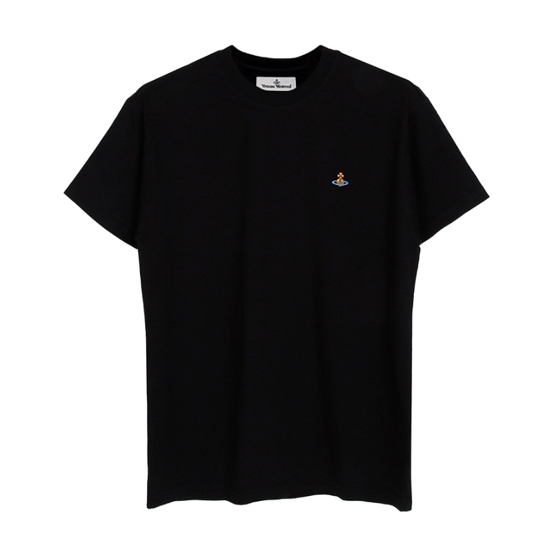 Vivienne Westwood★関税込 男女兼用 ORB 刺繍ロゴ 半袖Tシャツ
