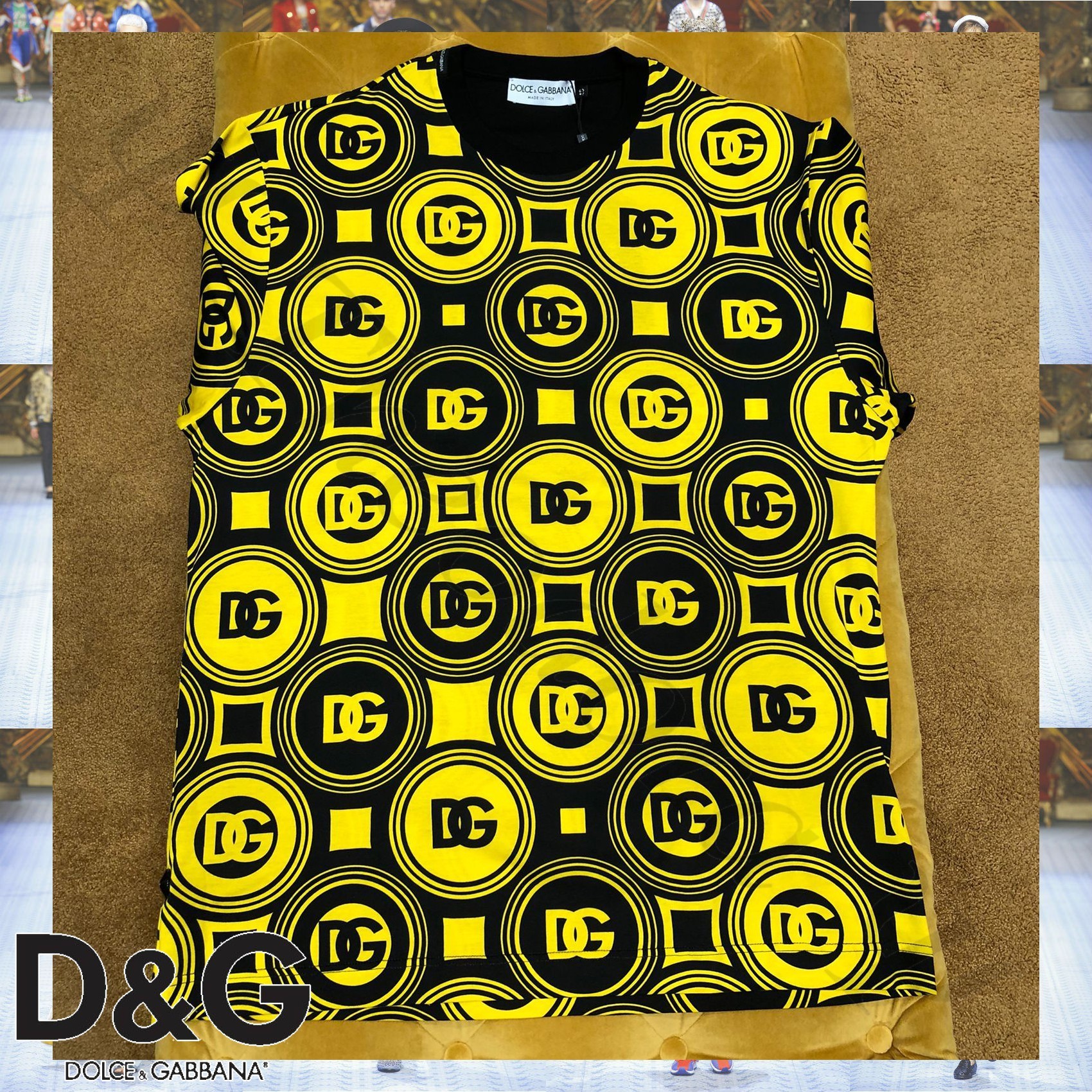 Dolce & Gabbana DGロゴ グラフィックプリント 半袖Tシャツ