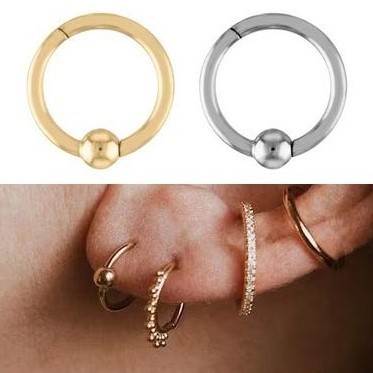 【MAISON MIRU】ORBITAL CARTILAGE HOOPピアス