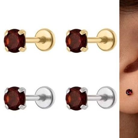【MAISON MIRU】GARNET NAPピアス