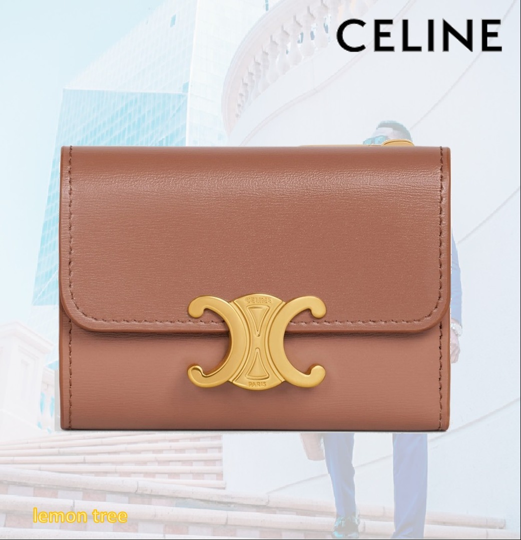 CELINE トリオンフ コイン入れ付き コンパクトウォレット