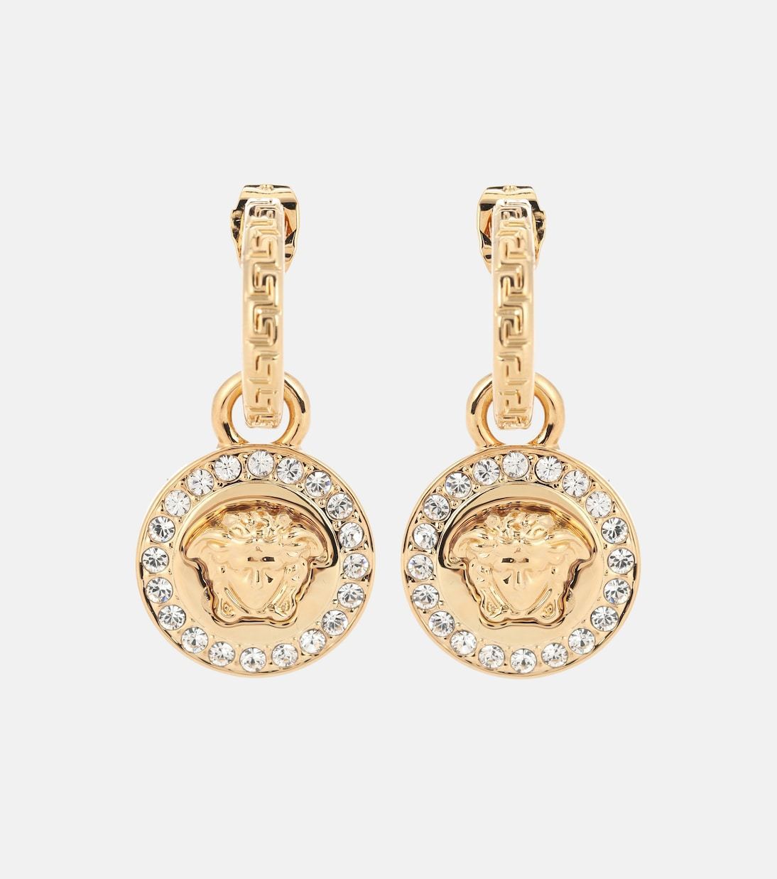 【VERSACE】Greca and Medusa earrings