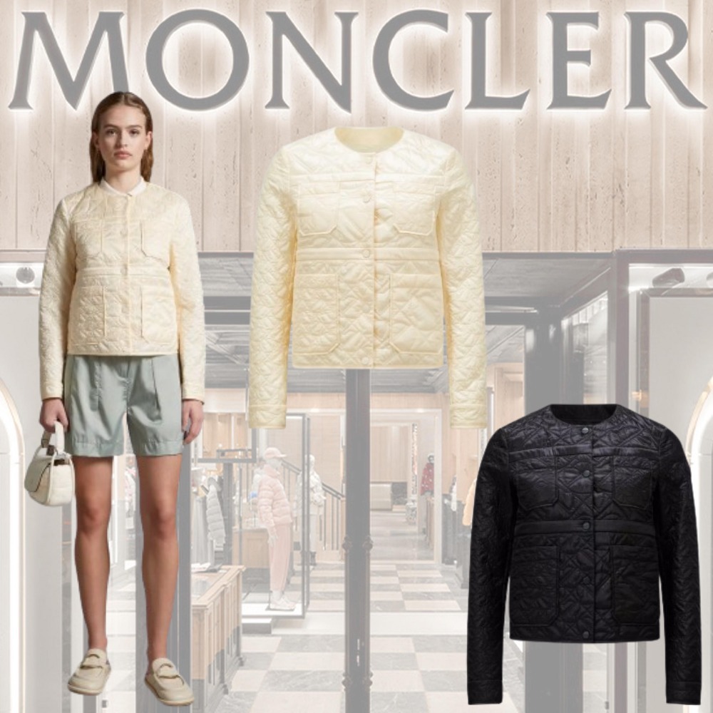 ★【MONCLER(モンクレール)】CORETE ★ノーカラージャケット