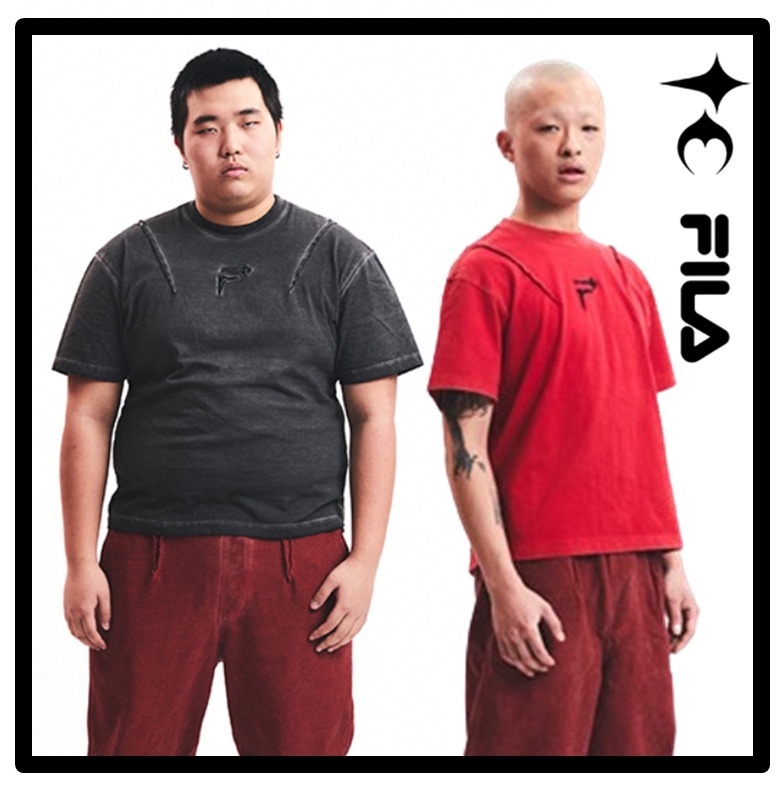 ★送料・関税込★THUG CLUB★FILA x THUG F Logo T Shirts★