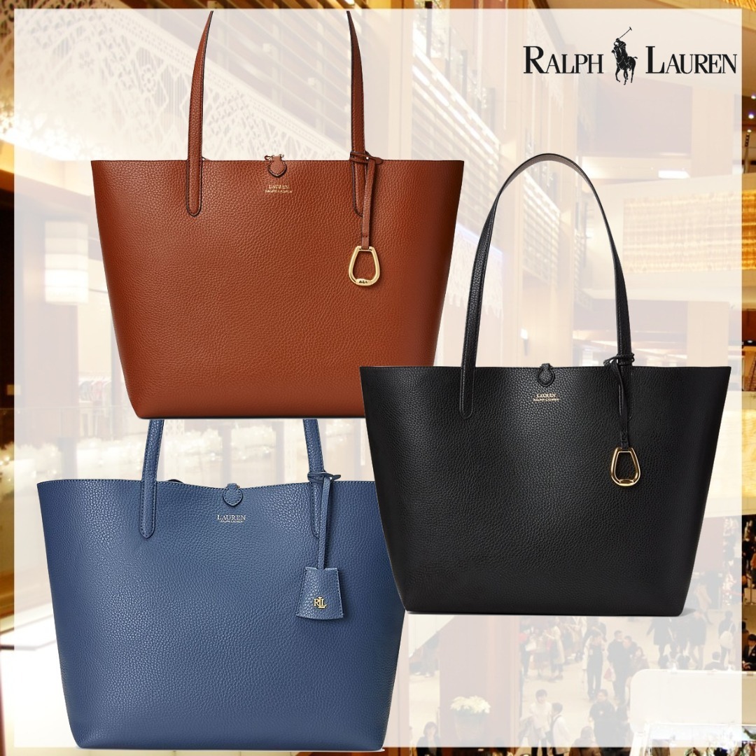 【限定セール】RALPH LAUREN ラージリバーシブルトートバッグ3色