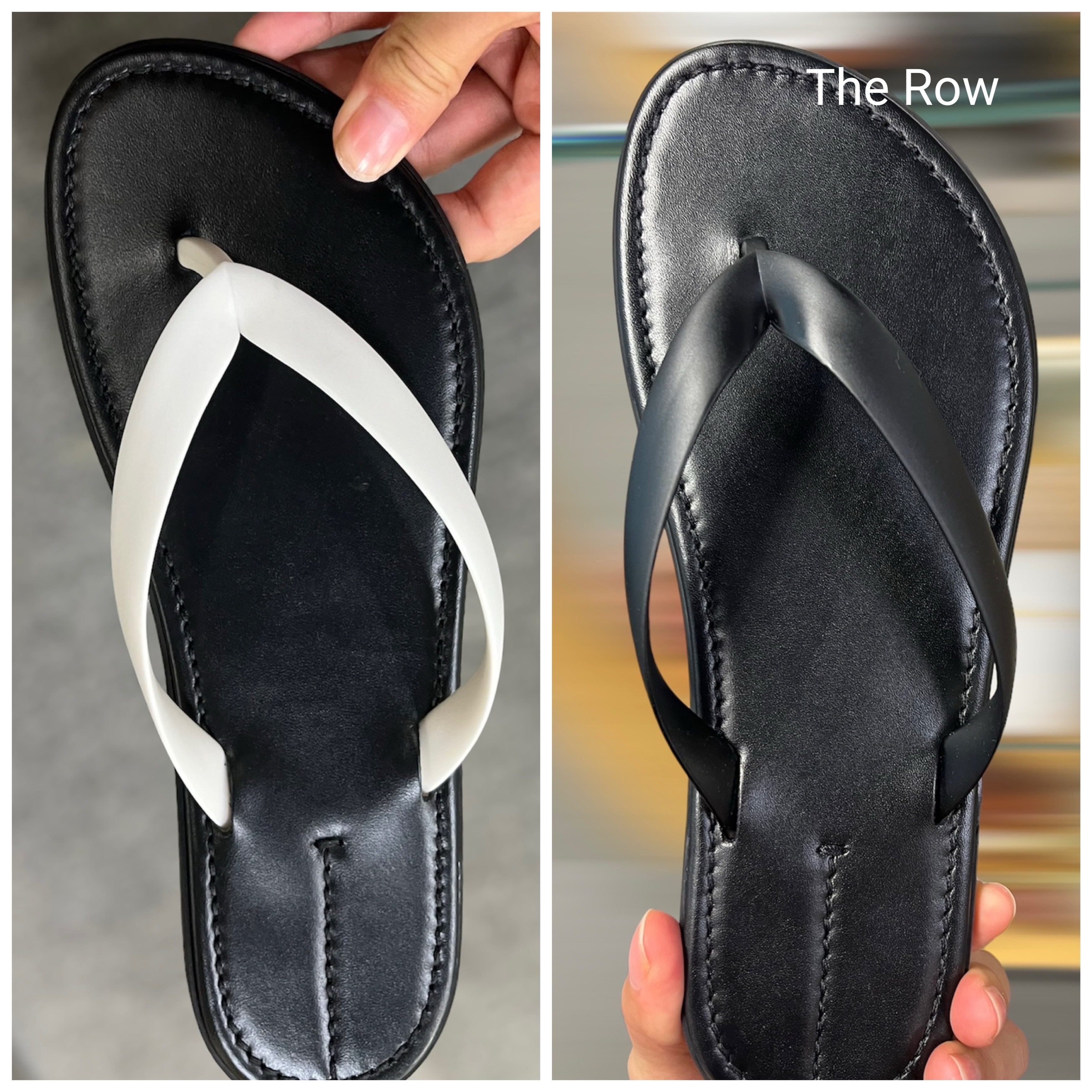【THE ROW】Beach フリップフロップ ラバー