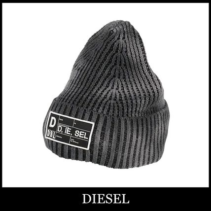 DIESEL Knit Hats Unisex Street Style Loungewear Knit Hats