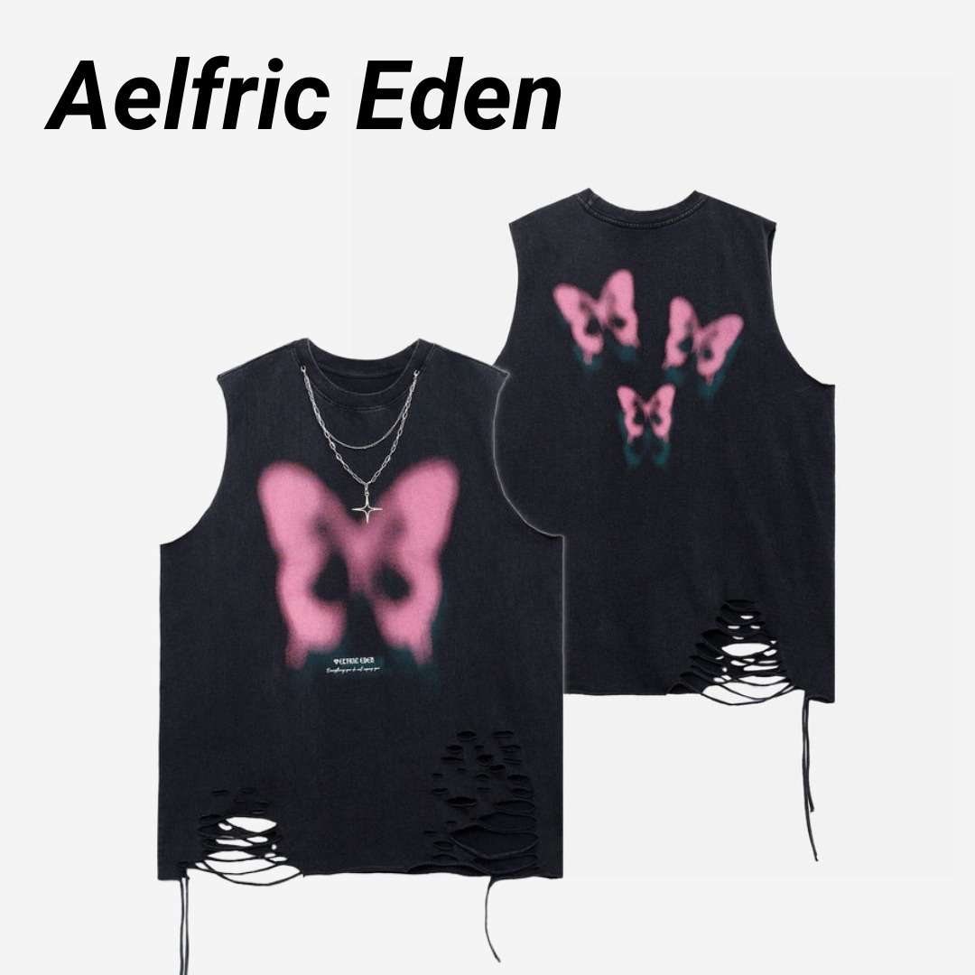 ◆Aelfric Eden◆ブラーリング バタフライ タンクトップ 送料込