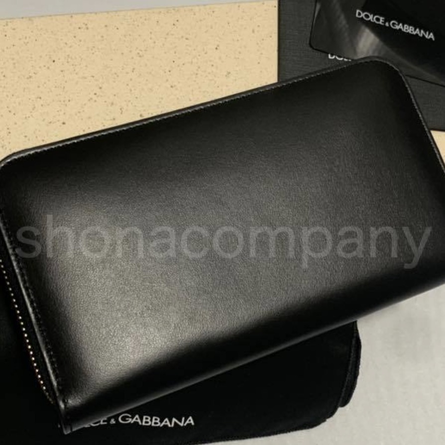 DOLCE & GABBANA ロコフレトシッフアラウント財布 【関税込】 ブラックのウィメンズ DGロゴ ジップアラウンドウォレット