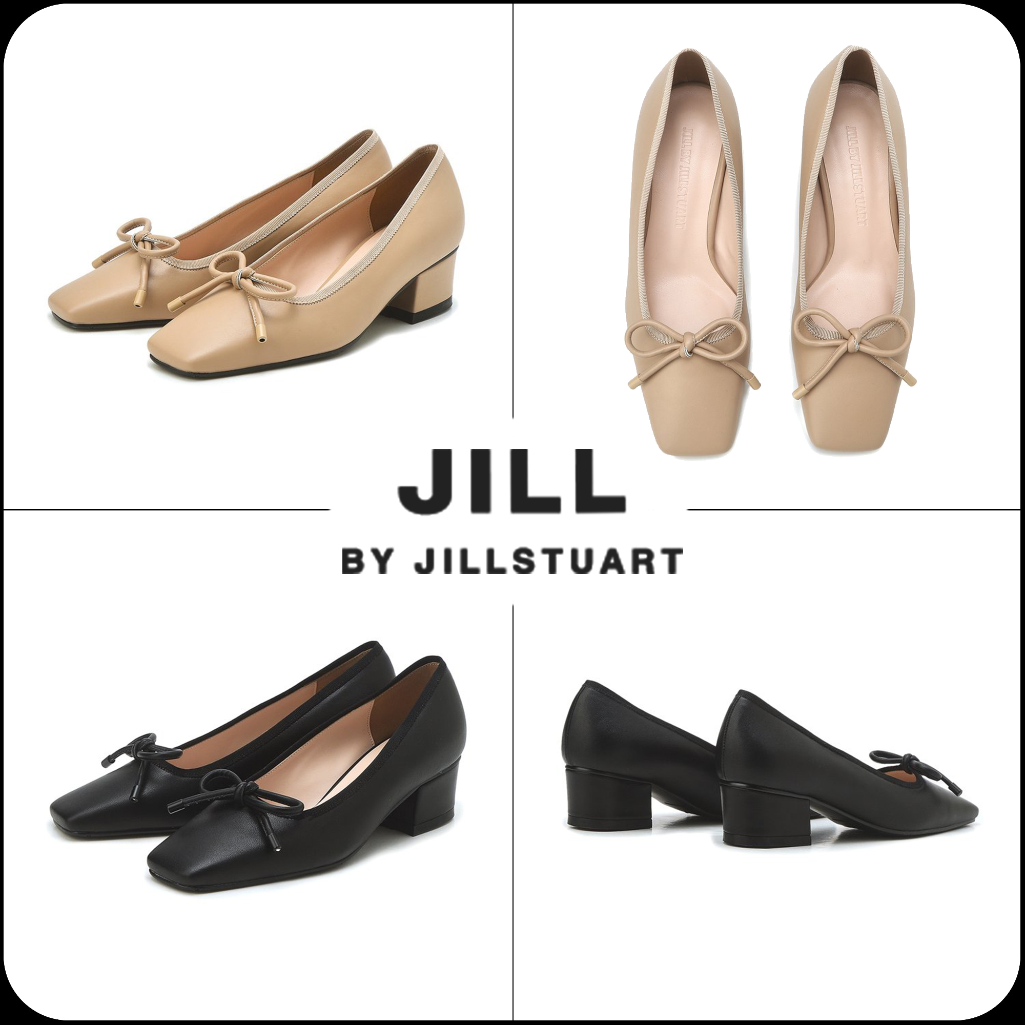 [JILLSTUART]★韓国人気★ALICE RIBBON LEATHER PUMPS