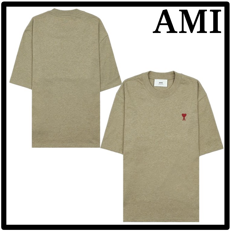 ★送料・関税込★AMI PARIS★AMI DE COEURTシャツ★SAUGE★