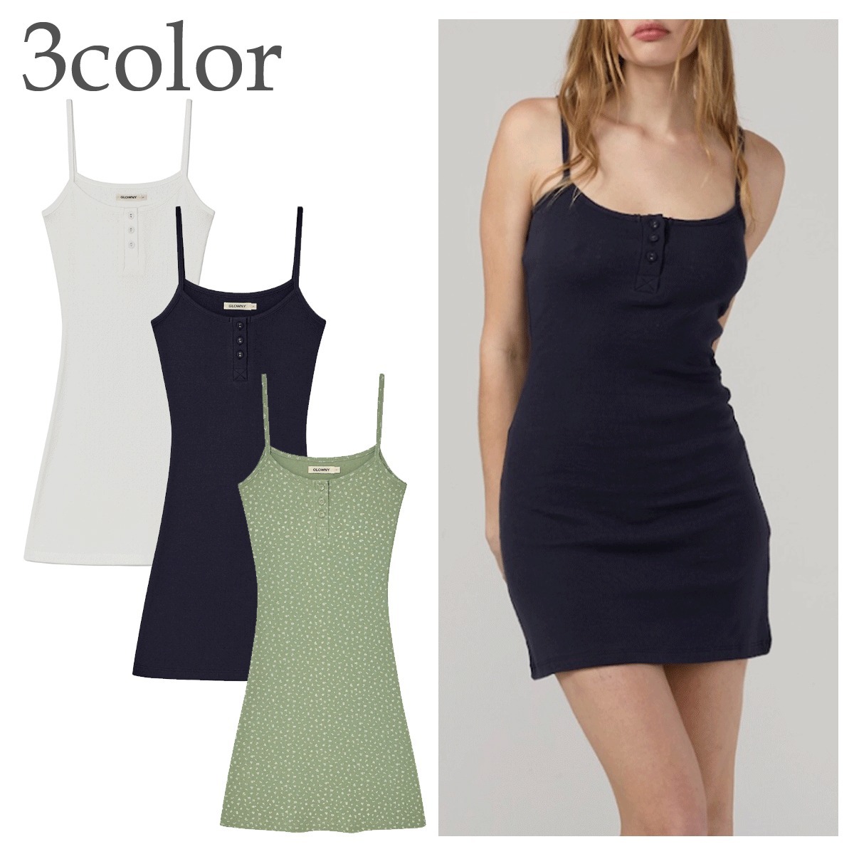 ワンピース GLOWNY PROVINCE EYELET CAMI DRESS 4BFK467