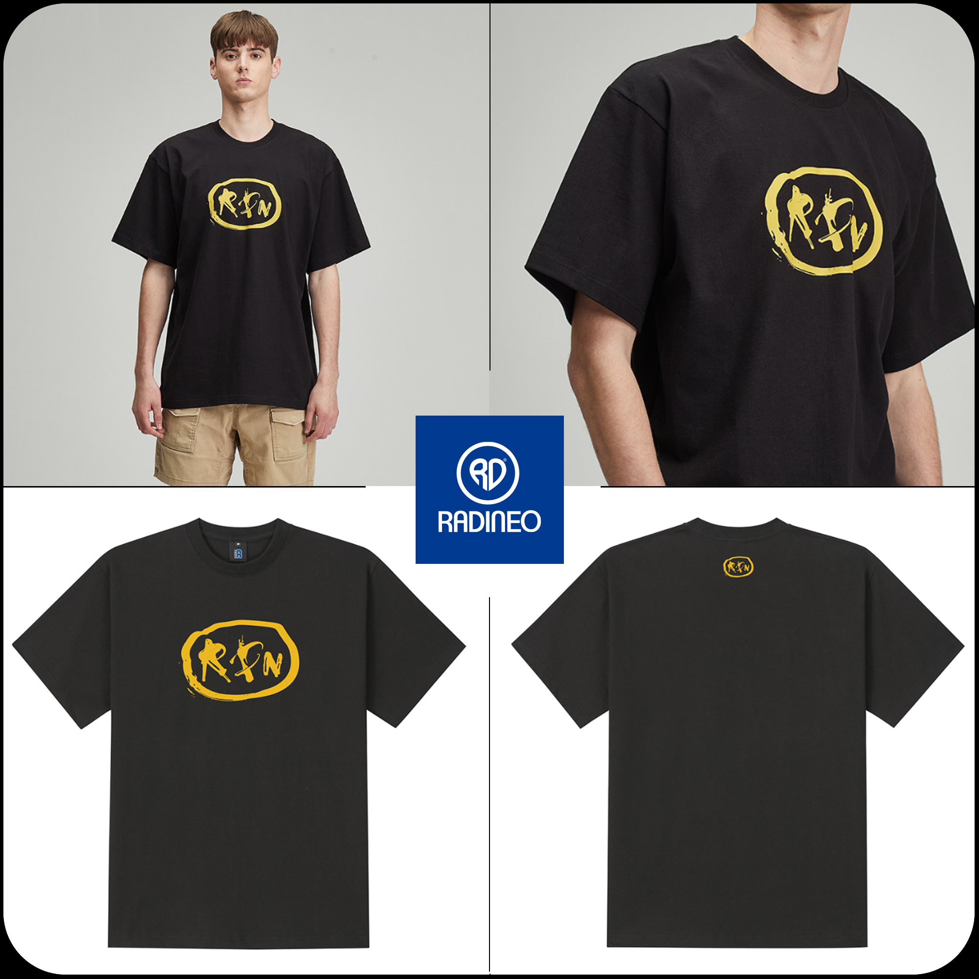 [RADINEO]★ 韓国人気★RDN Painting T-SHIRTS
