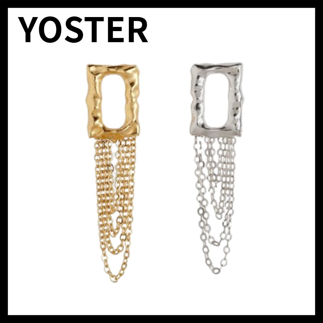 YOSTER ヨースター チェーンデリア シングル ピアス