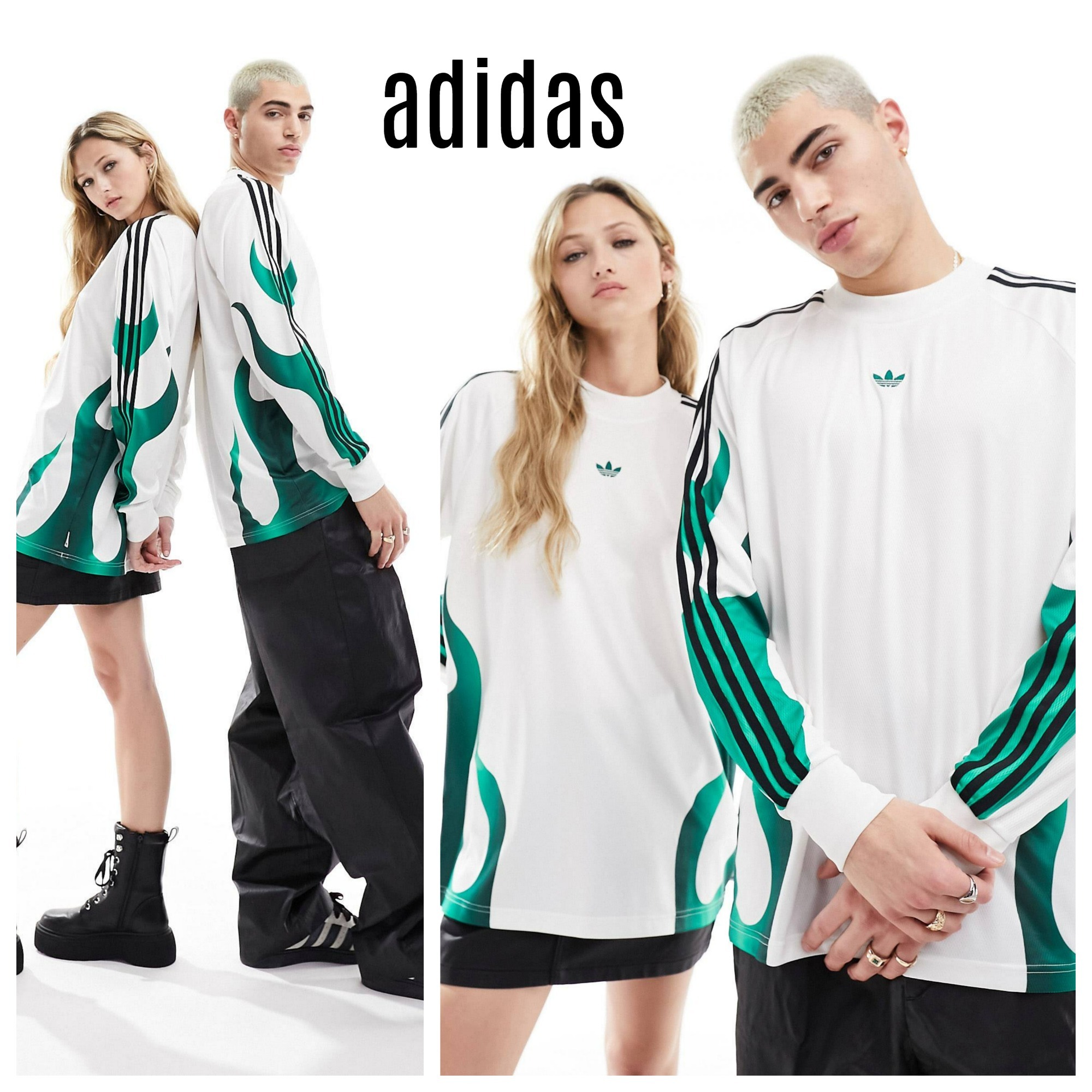 ■adidas■Originals ユニセックス フレーム長袖ジャージ トップ