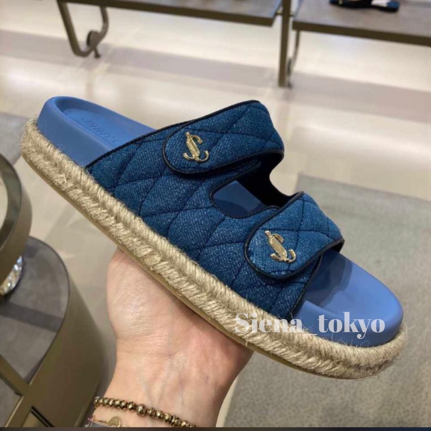 ジミーチュウ フラット サンダル flat sandals Jimmy Choo
