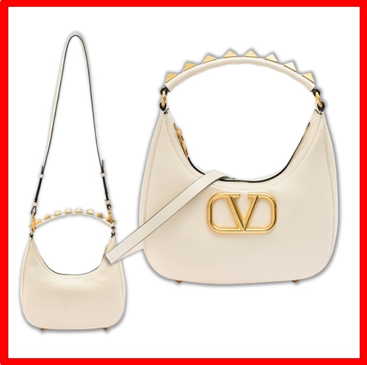 ☆韓国の人気☆【VALENTINO】☆スタッドサインホボバッグ☆