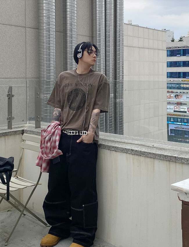 Tシャツ・カットソー No.0744 mission washing half T (3color) No.0744 mission washing half T (3color) (HOLY IN CODE/T