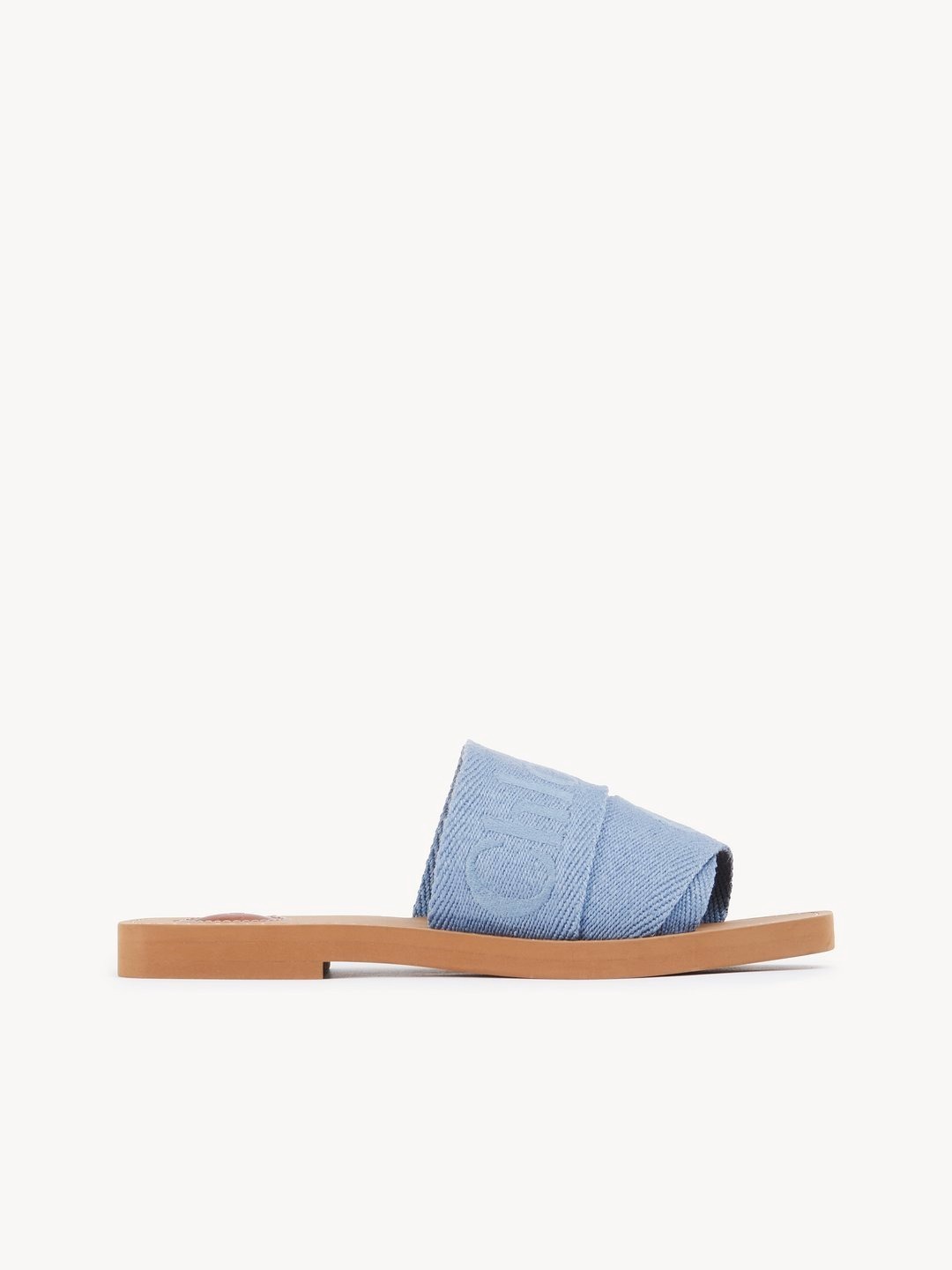 【洗練されたデザイン】Chloe《WOODY FLAT MULE》サンダル