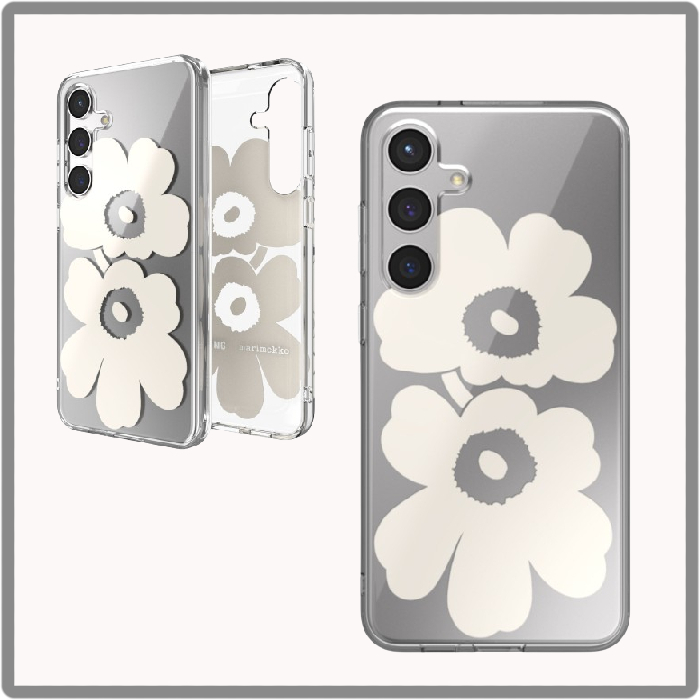 24SS■marimekko■Galaxy S24+ レイヤー スマホケース ベージュ