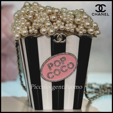 CHANEL Party Bags Casual Style Street Style Party Style Elegant Style Logo