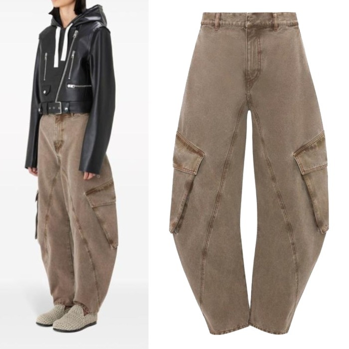 PETER DO レザー ストレートレッグパンツ(SALE!国内発送) ALEXANDER WANG レザー テーパードパンツ | THE OUTNET (アウト