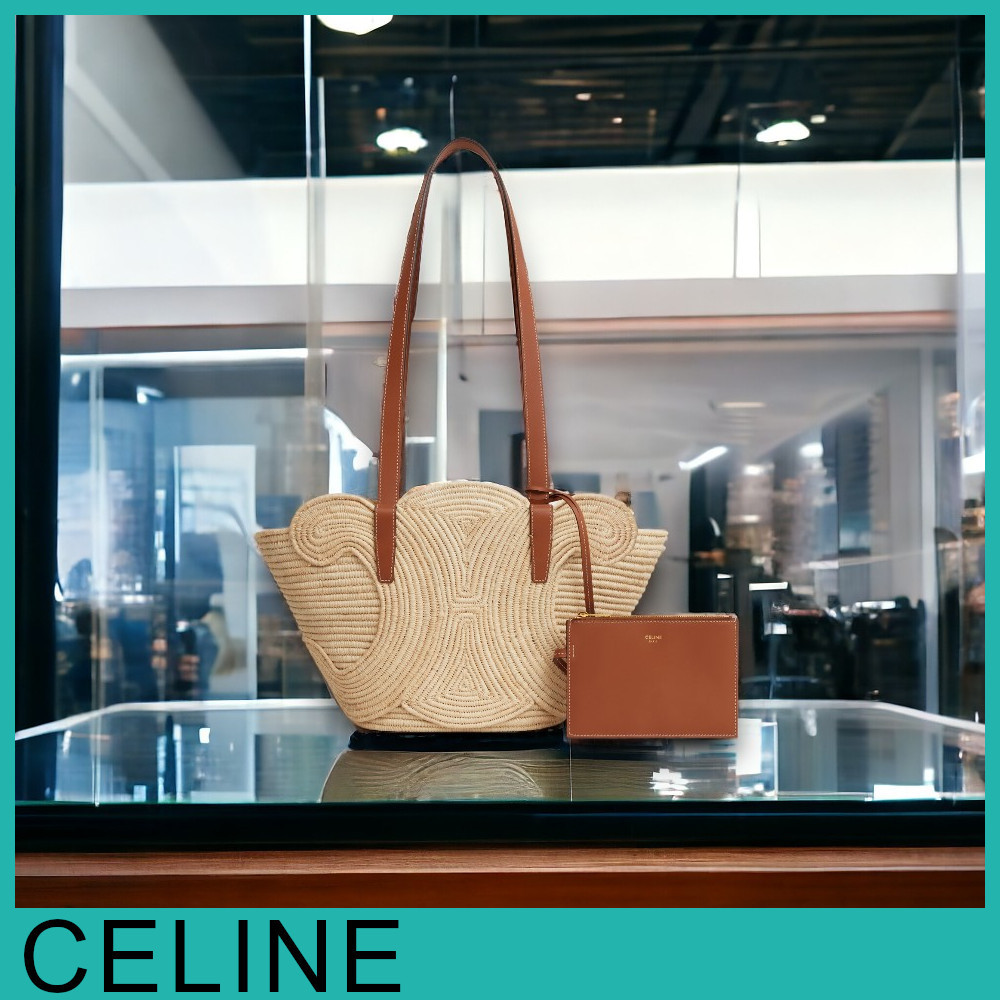 ★CELINE直営店★クラシックパニエ スモール トリオンフバッグ