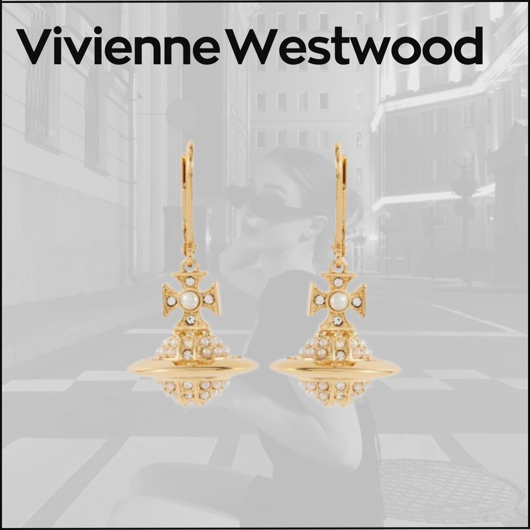 【VIVIENNE WESTWOOD 】Luzia embellished earrings