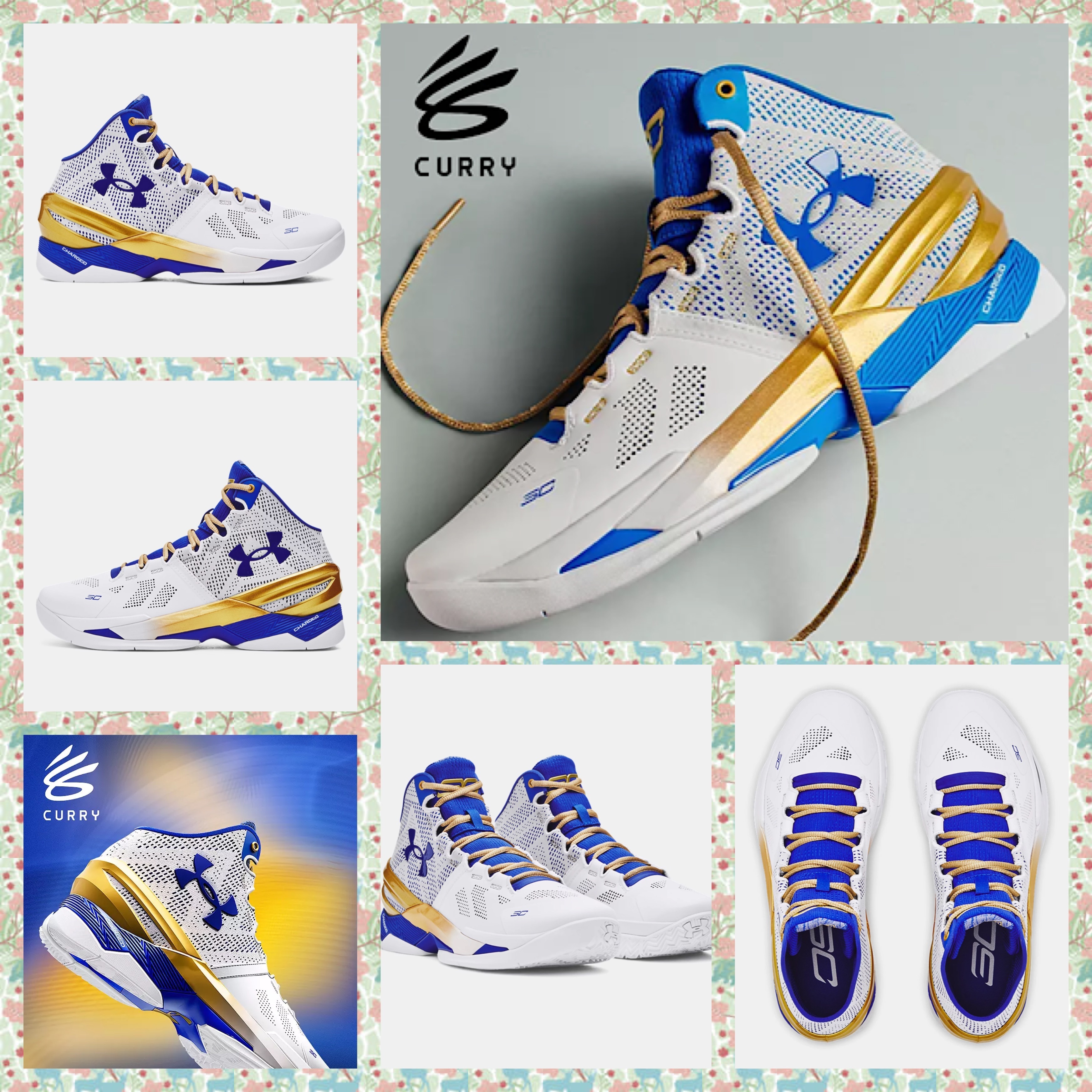《☆レア☆》☆UNDER ARMOUR☆CURRY 2 RETRO 'MORE RINGS'☆Blue
