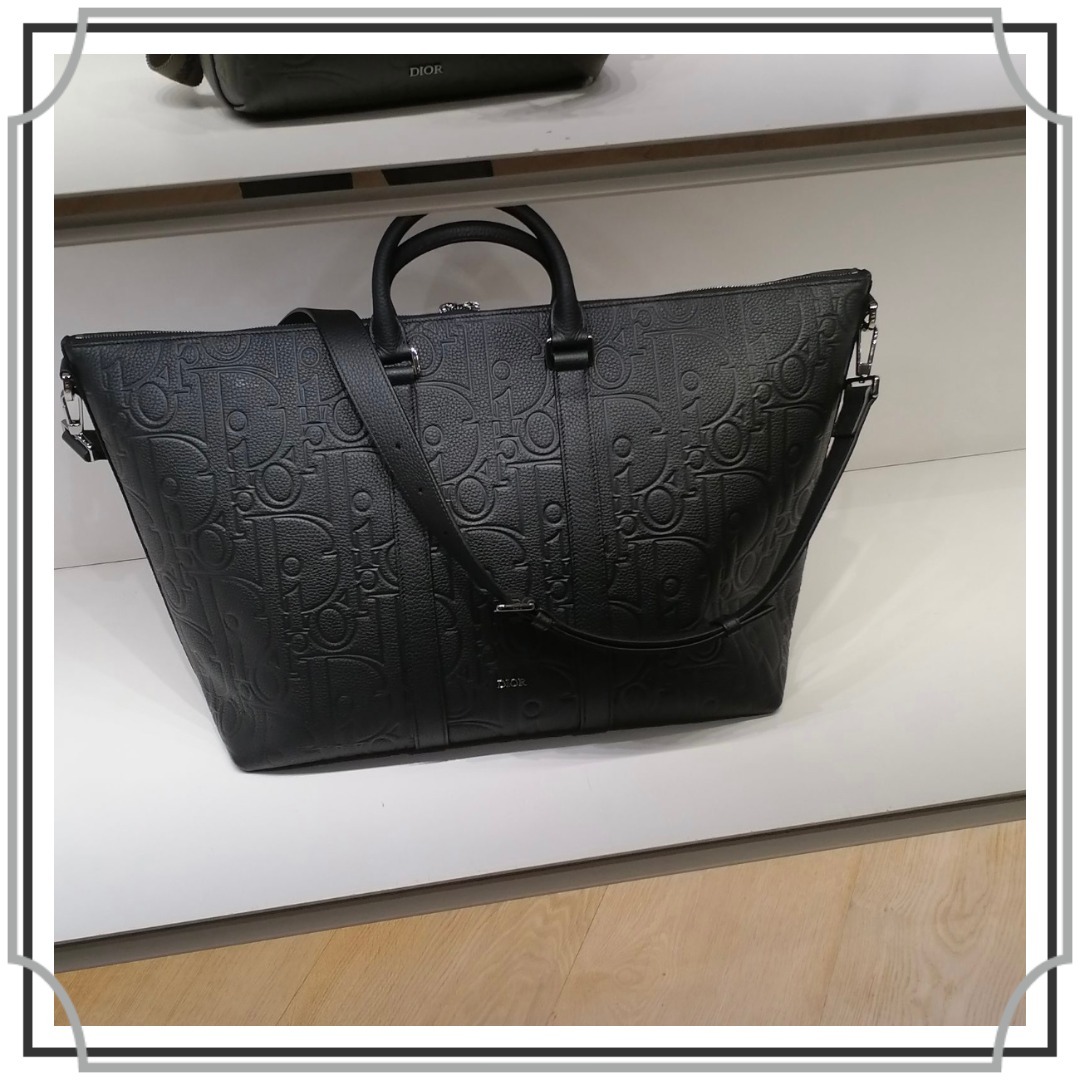 Dior ショルダーバッグ 3way ブラック 本革レザー Weekender 25