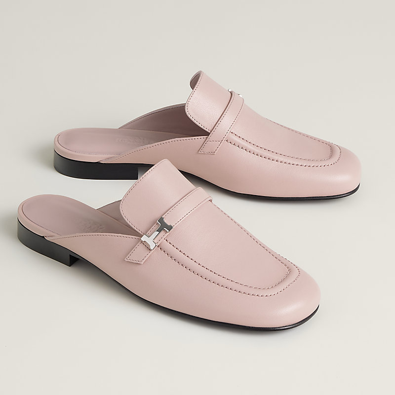 【シンプルな形と色が◎】HERMES ミュール《イエナ》