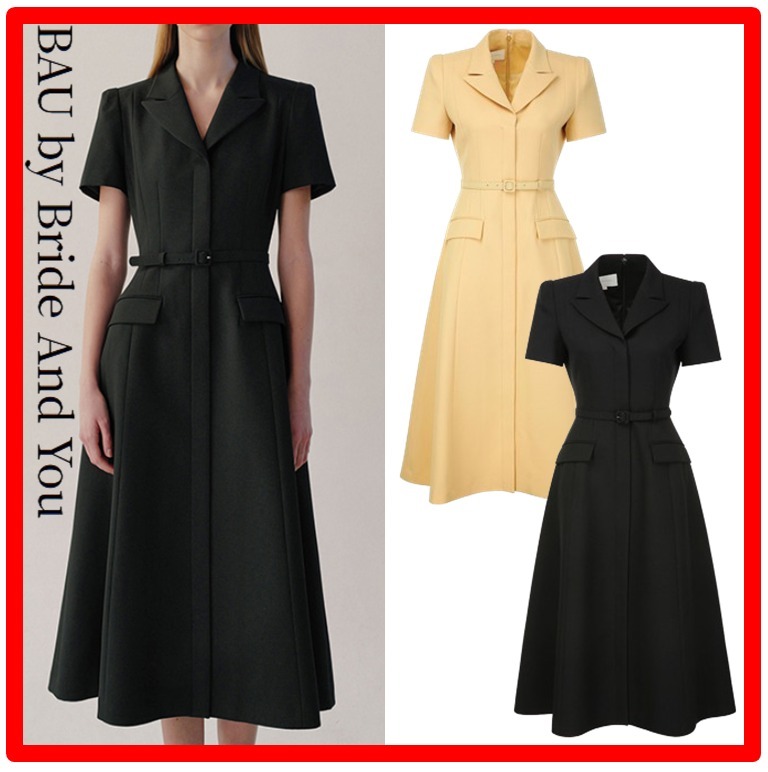 【BAU by Bride And You】☆AGATHA short sleeve A-line dres.s