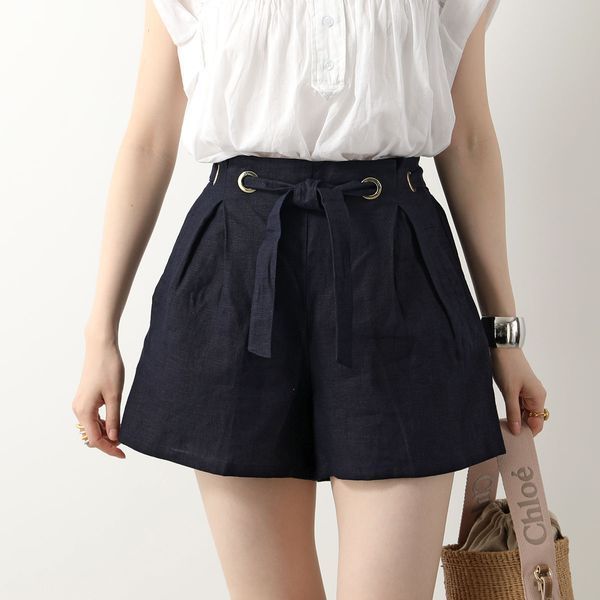 Chloe KIDS ショートパンツ C20092 リネン