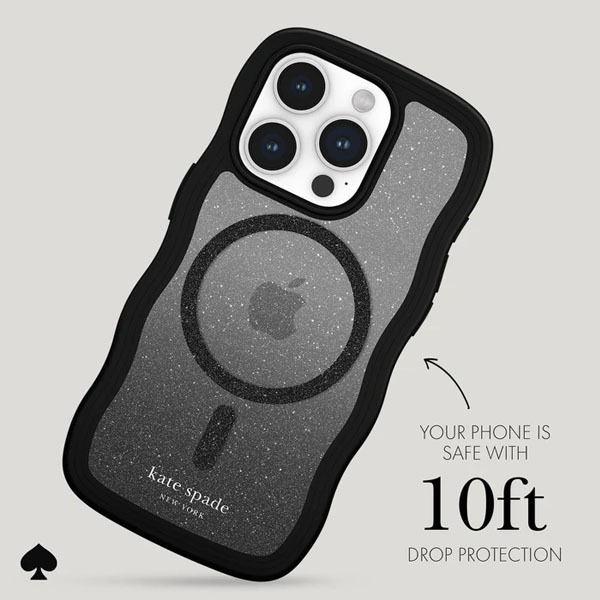 関税送料込 kate spade new york iPhoneケース オパール ロゴ iPhone 16 Plus Kate Spade ケイトスペード Protective