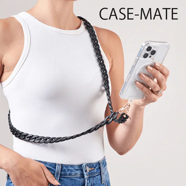 関税送料込 CaseMate ブラック スマホショルダー クロスボディ