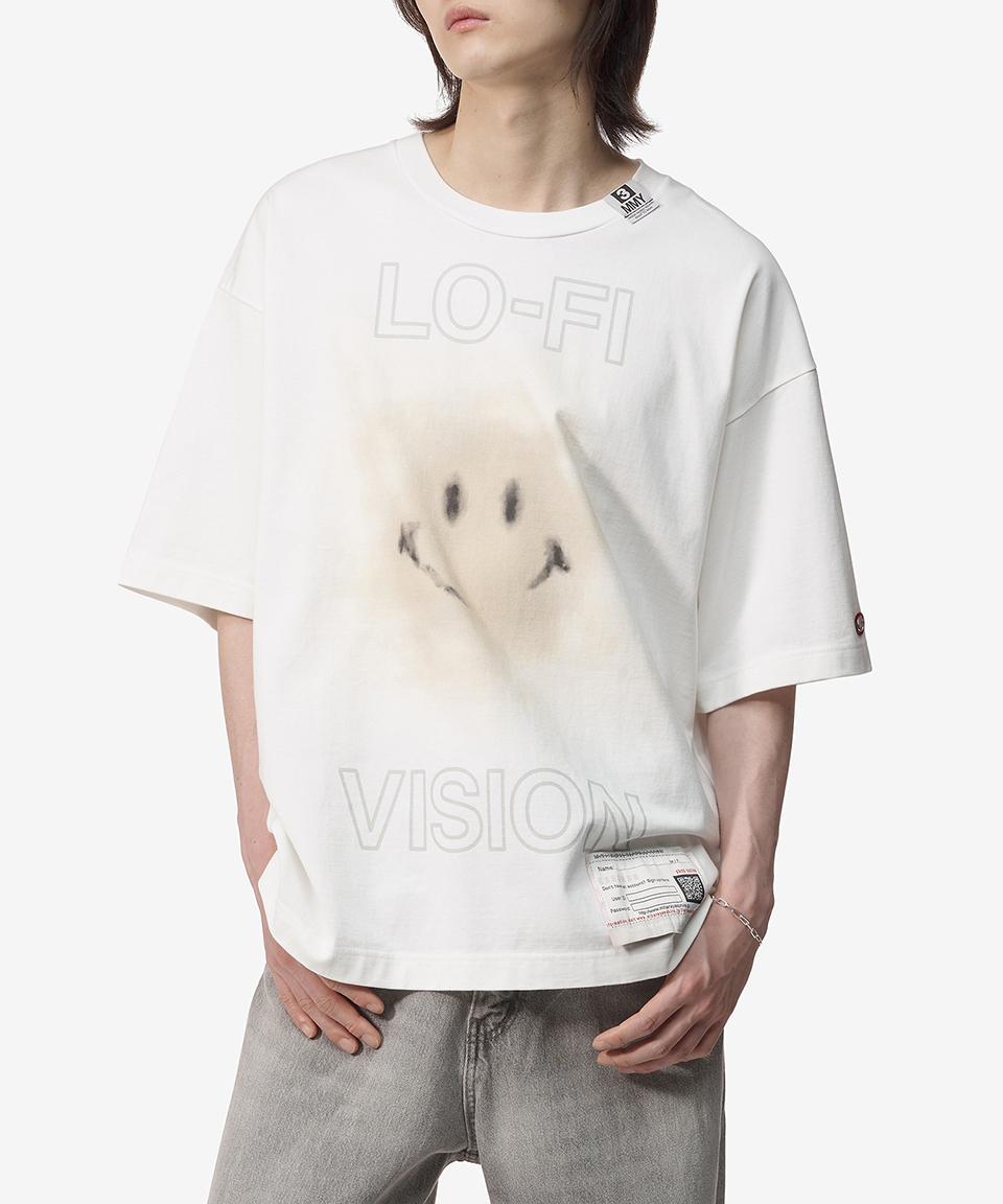《MIHARA YASUHIRO》 スマイリーフェイスTシャツ