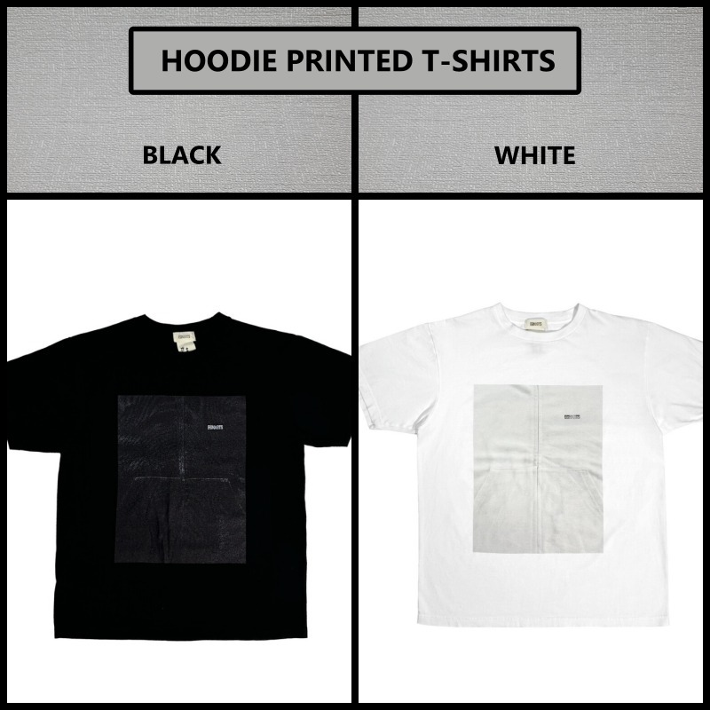 ●EGNARTS●HOODIE PRINTED T-SHIRTS/韓国の若い男
