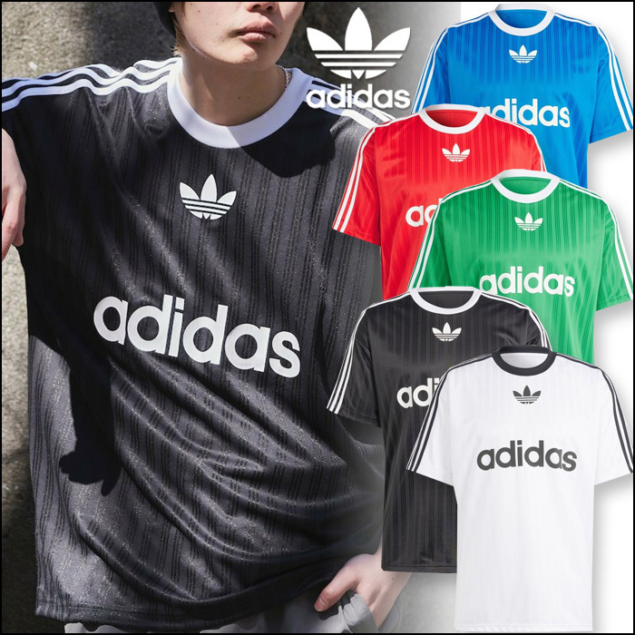 ADIDAS ORIGINALS☆アディカラー 半袖Tシャツ メンズ 白 黒
