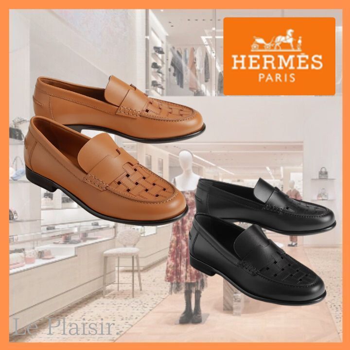 しなやかなカーフスキン♪【HERMES】 モカシン《ケネディ》