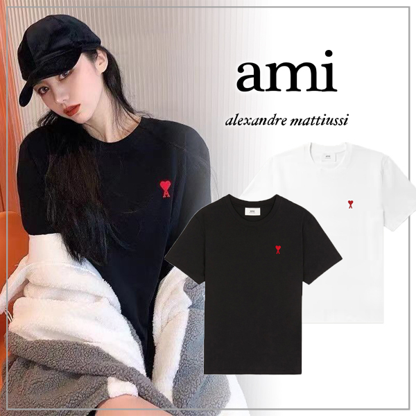 【AMI PARIS】アミ パリス AMI DE COEUR ロゴ Tシャツ