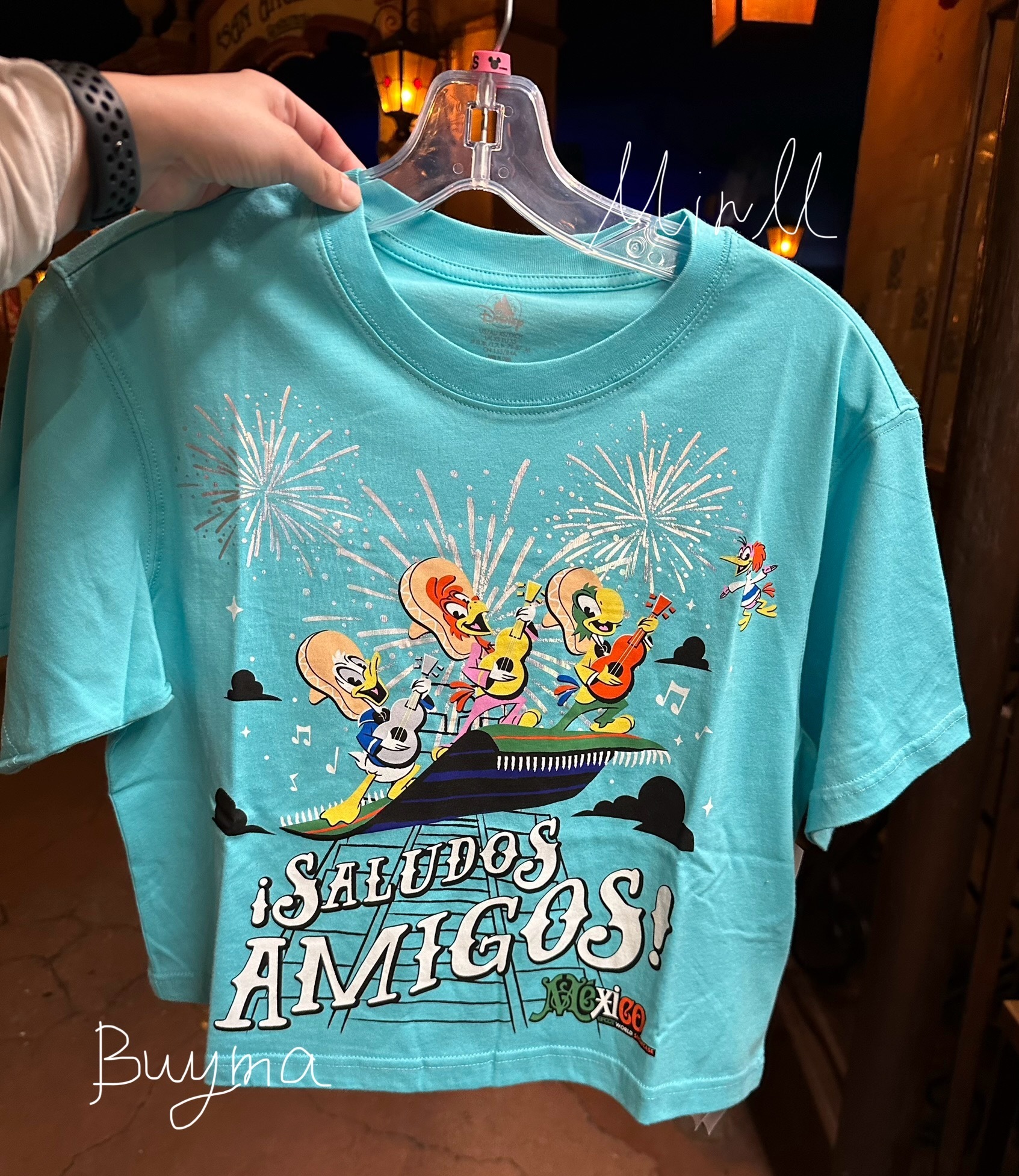 【Disney】US Disney Parks 三人の騎士 クロップド丈 Tシャツ