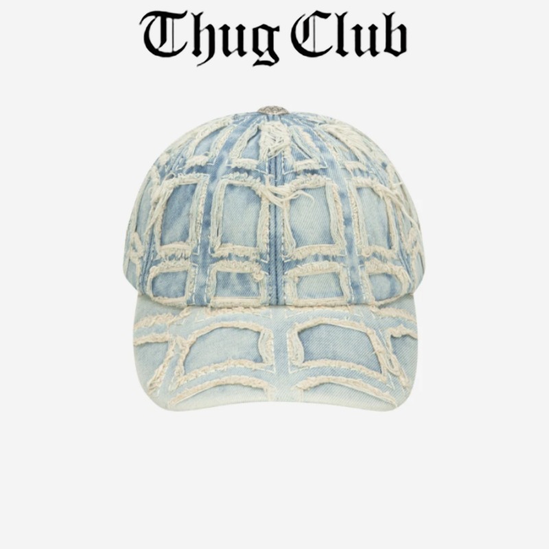 【THUG CLUB】Thug Club Denim Web Cap Blue