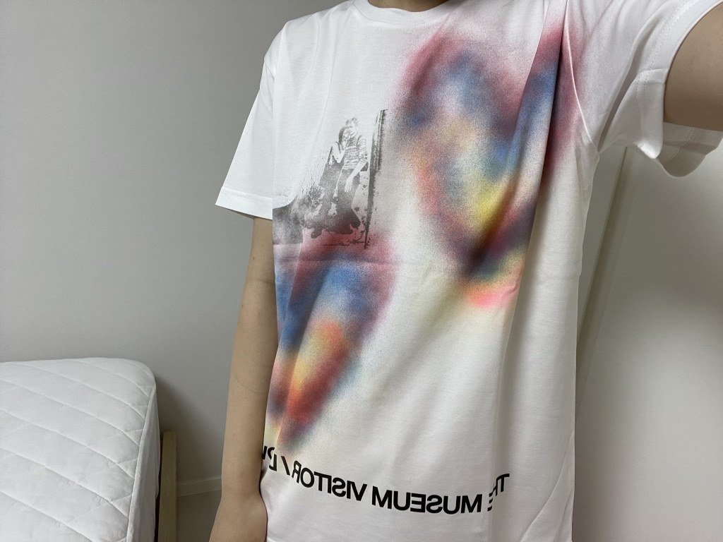 THE MUSEUM VISITOR★韓国★BERLIN LOVE HEART SPRAYED T-SHIRTS THE MUSEUM VISITOR☆韓国☆BERLIN LOVE HEART SPRAYED T-SHIRTS