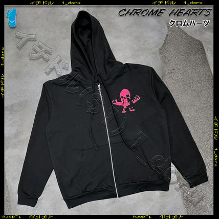 ブラック（黒）系 L CHROME HEARTS SCROLL(クロムハーツ