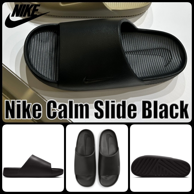 【ナイキ】Nike Calm Slide Black ★カーム スライド サンダル★
