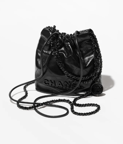 大人気【CHANEL】 24ss新作 完売必至 22 ミニ ハンドバッグ 24SS CHANEL シャネル22 ミニハンドバッグ_CCマーク ブラック