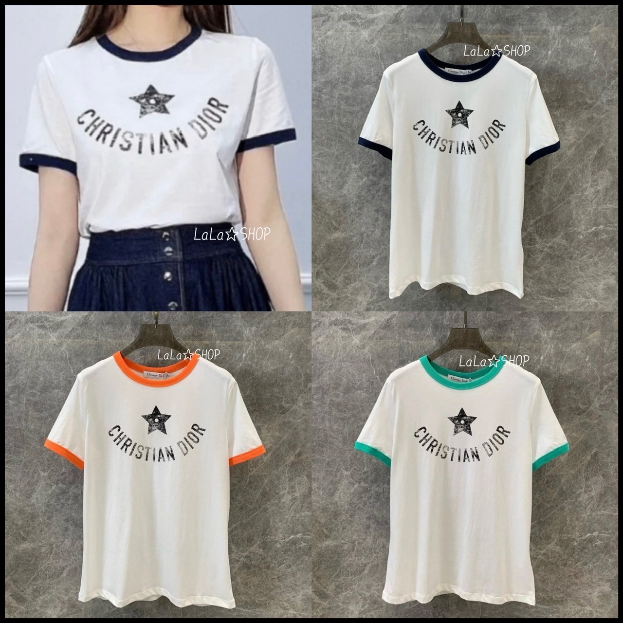 【デニムにもスカートにも】Dior Dioriviera Tシャツ