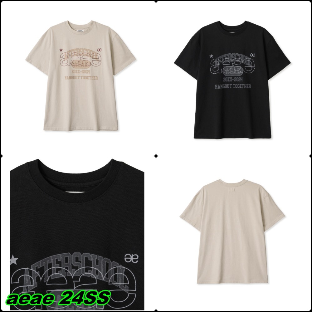 【aeae】LAYERED LOGO T-SHIRTS