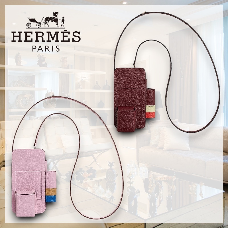 【ラグジュアリー】HERMES《Hermesway》スマホ ショルダーケース