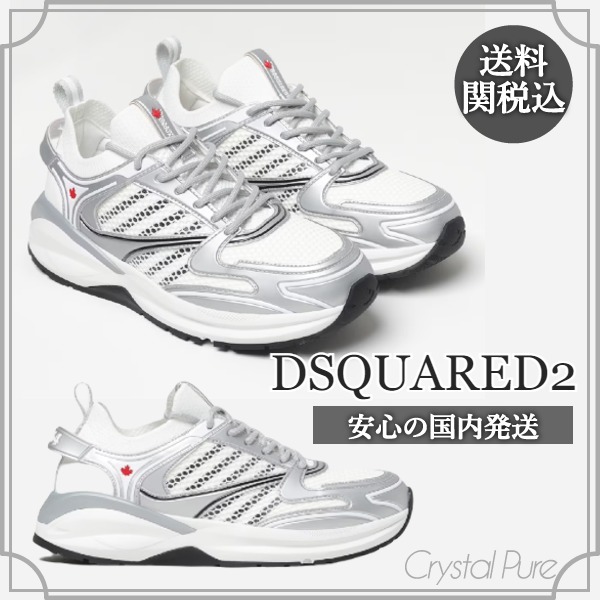 【DSQUARED2】ロゴ メッシュ スニーカー【送料関税込】